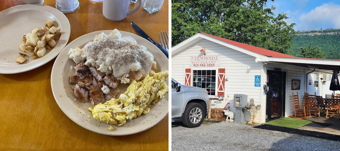 Rebecca's FarmHouse Restaurant Menu